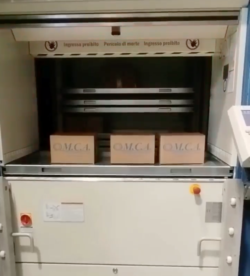 nuovo macchinario per automatizzazione magazzino e ottimizzazione della logistica